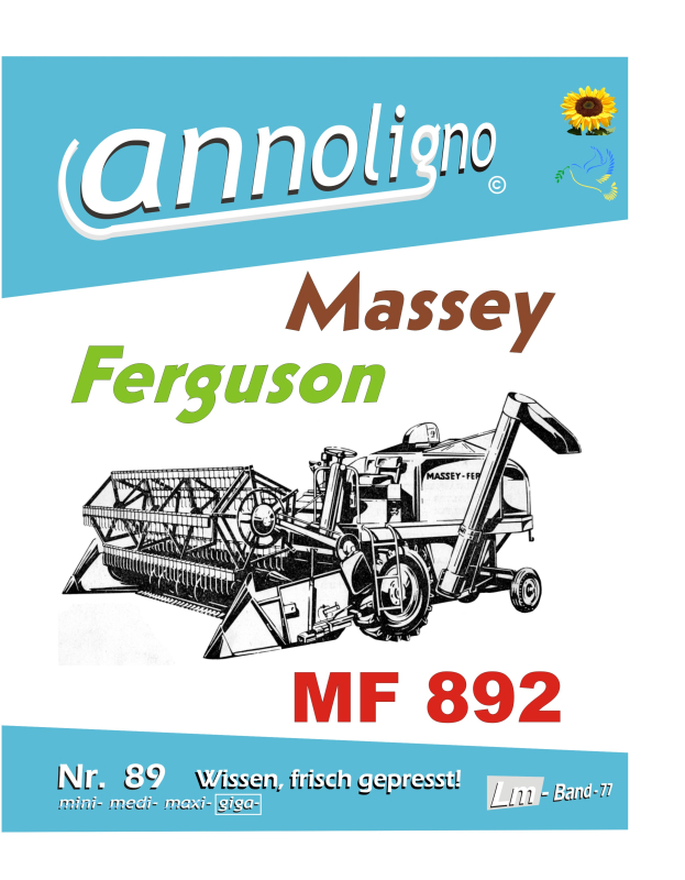 Massey Ferguson Mähdrescher Typ MF 892 Bild- Ersatzteilliste & Explosionszeichnungen  - annoligno 89
